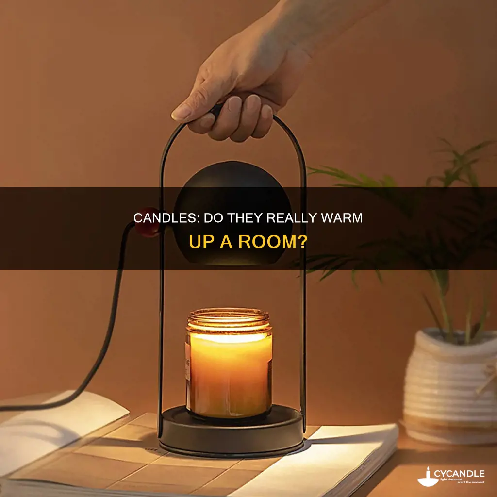 do candles help warm up a room
