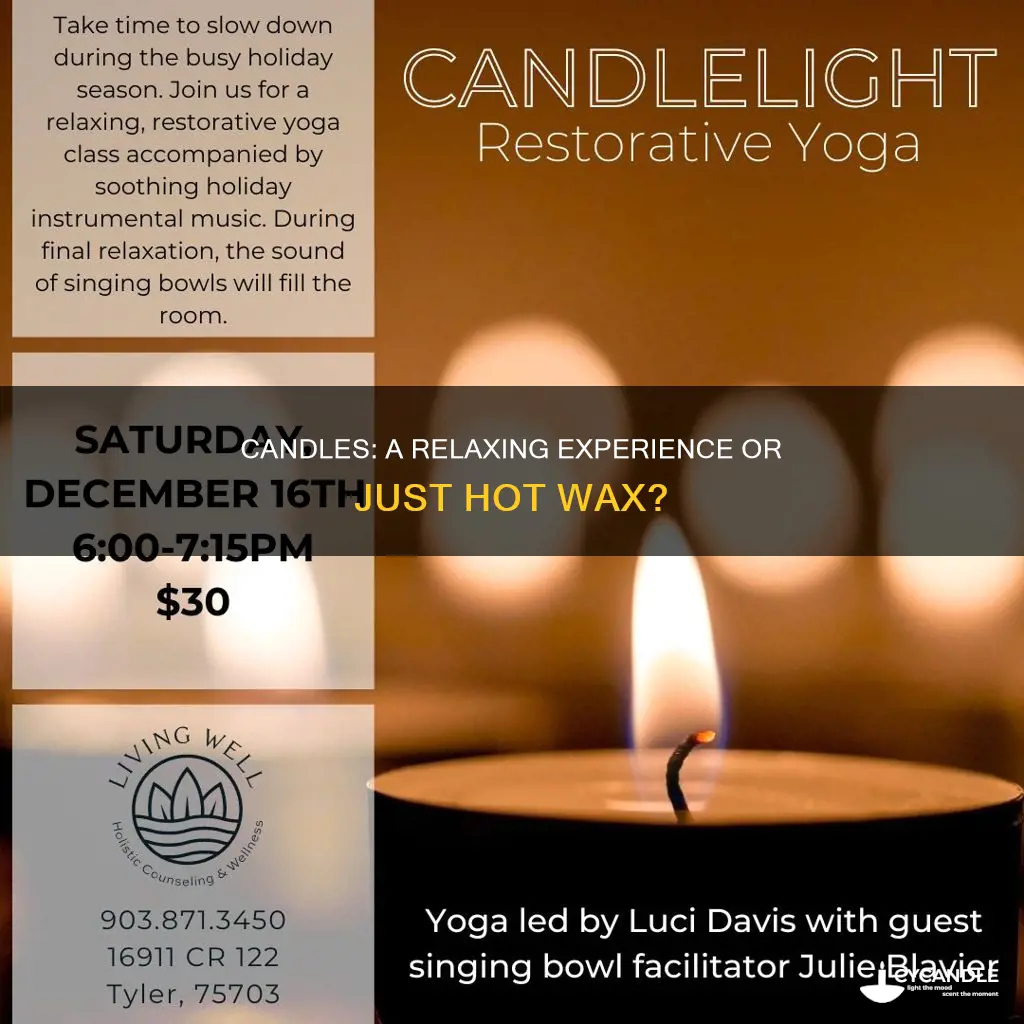 do candles help you relax