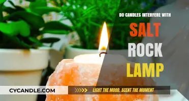 Salt Rock Lamps: Do Candles Cause Interference?