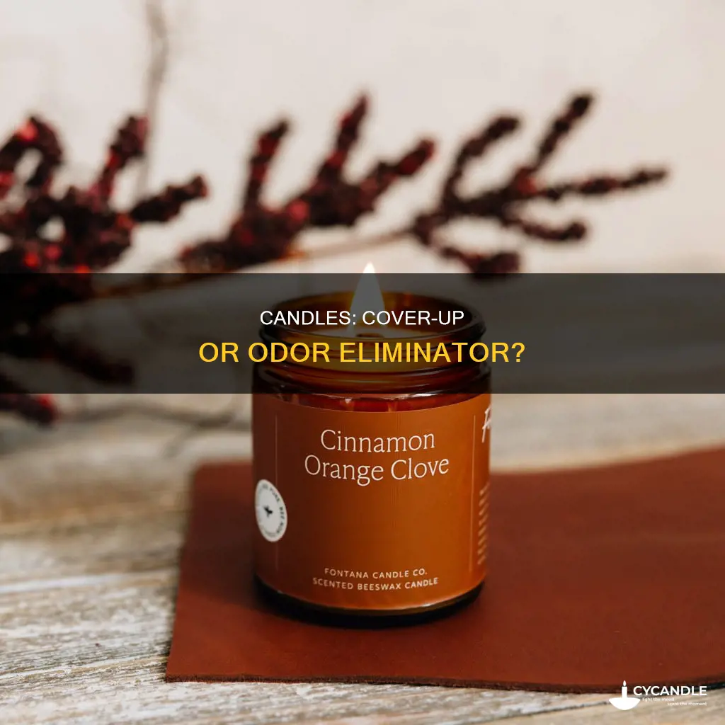 do candles just cover bad smells