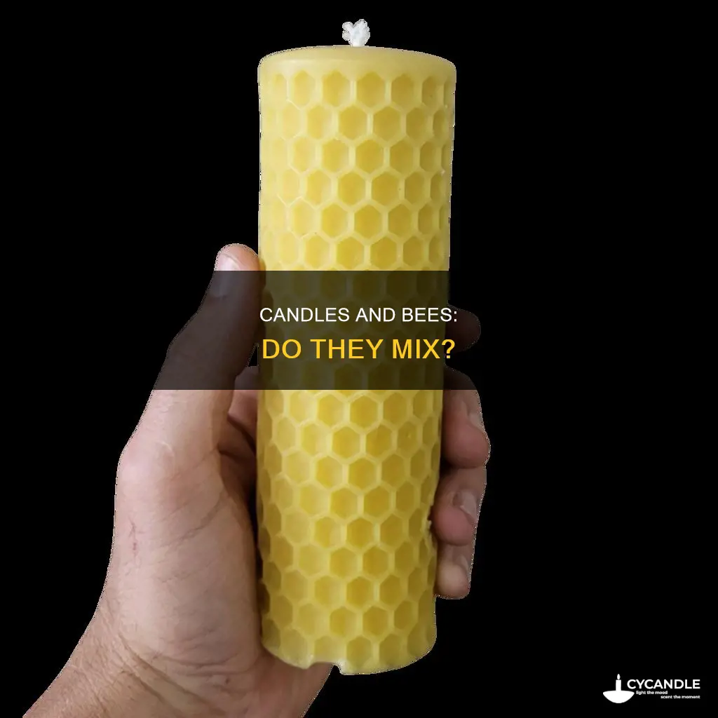 do candles keep bees away