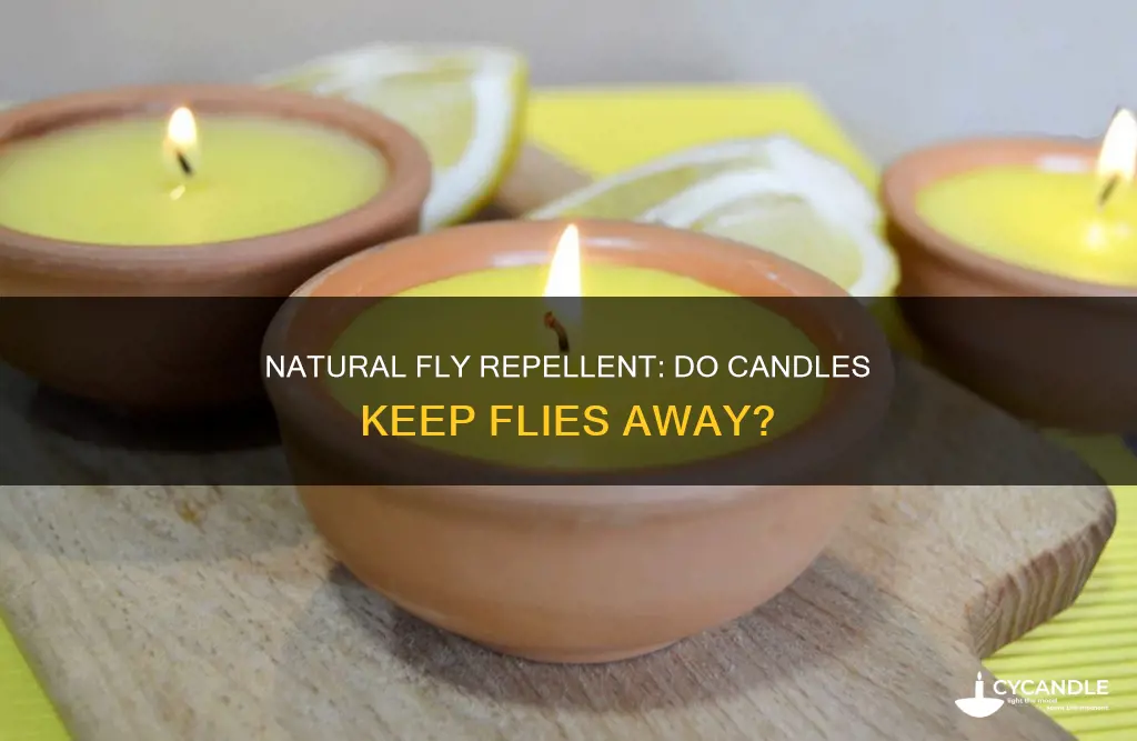 do candles keep flies away