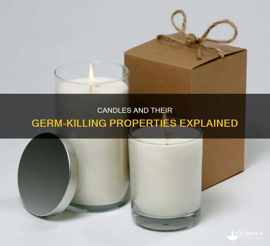 do candles kill germs