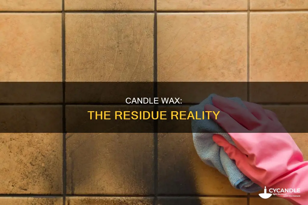 do candles leave residue