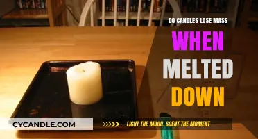 Melting Candles: Does the Mass Stay or Go?