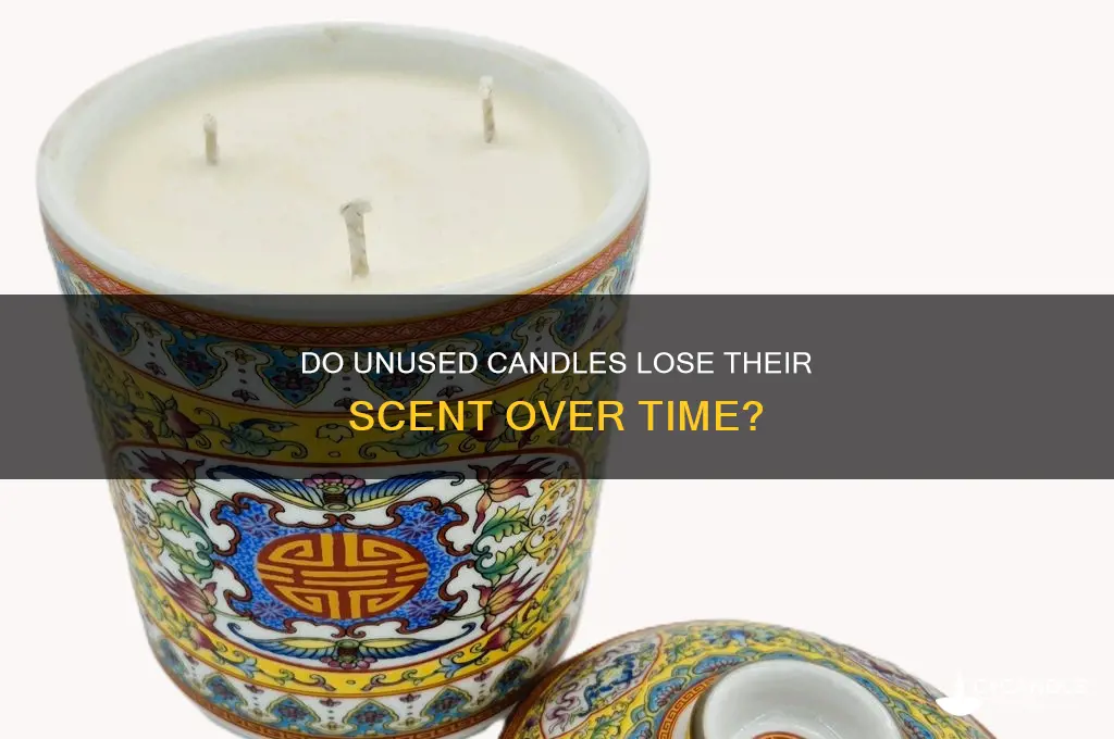 do candles lose their scent if not used