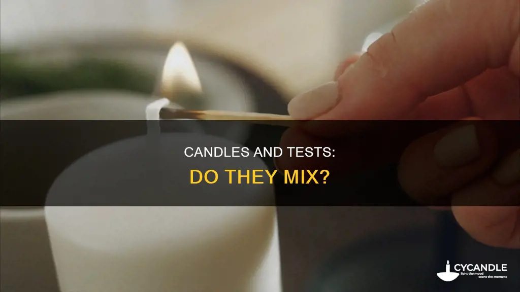 do candles lower test