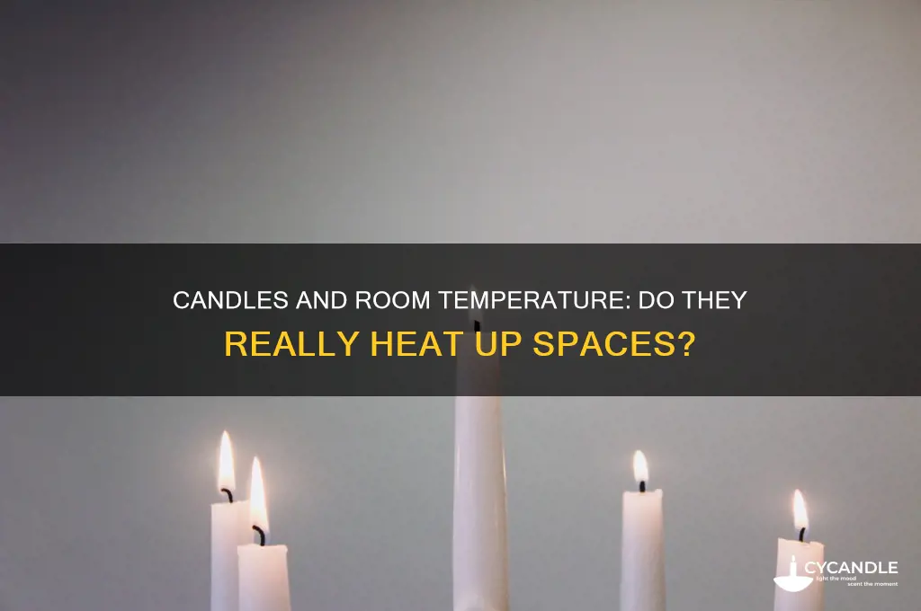 do candles make a room hotter