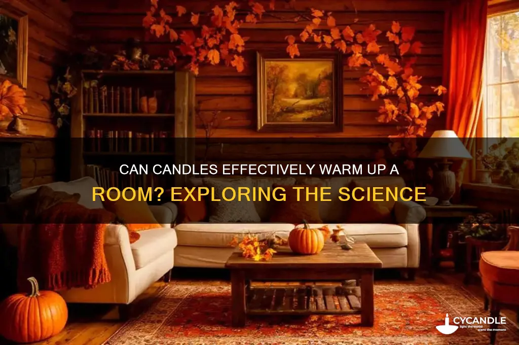 do candles make a room warmer