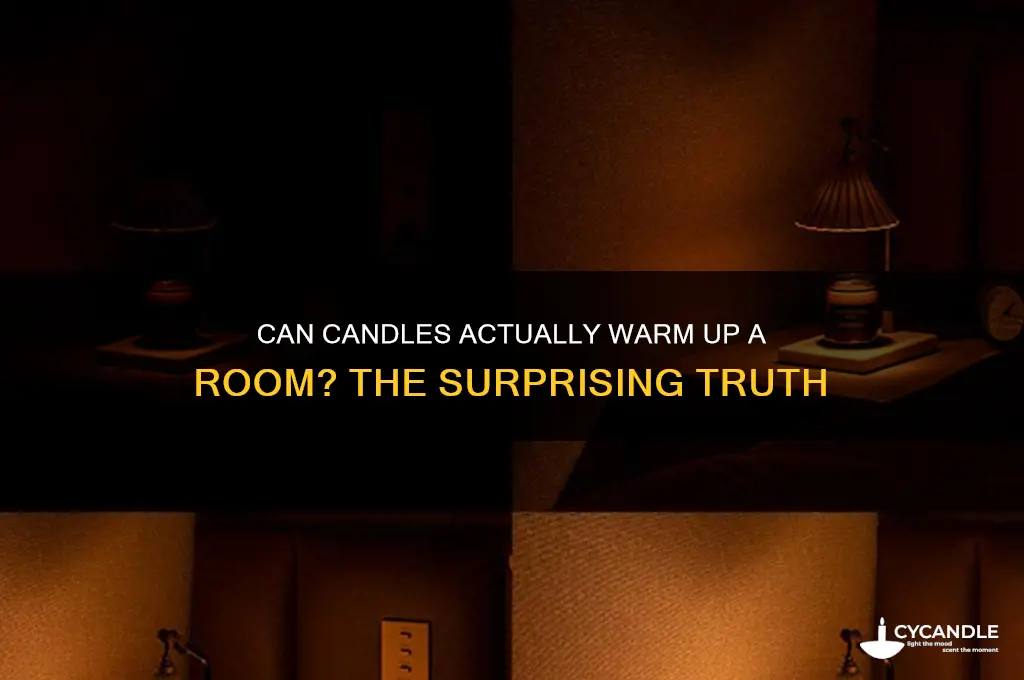 do candles make it warmer