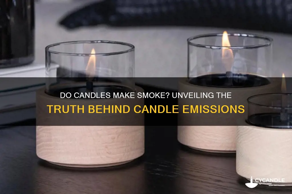 do candles make smoke