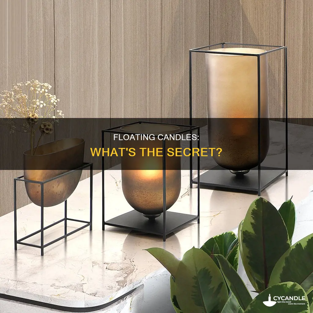 do candles need a pecial holder to float