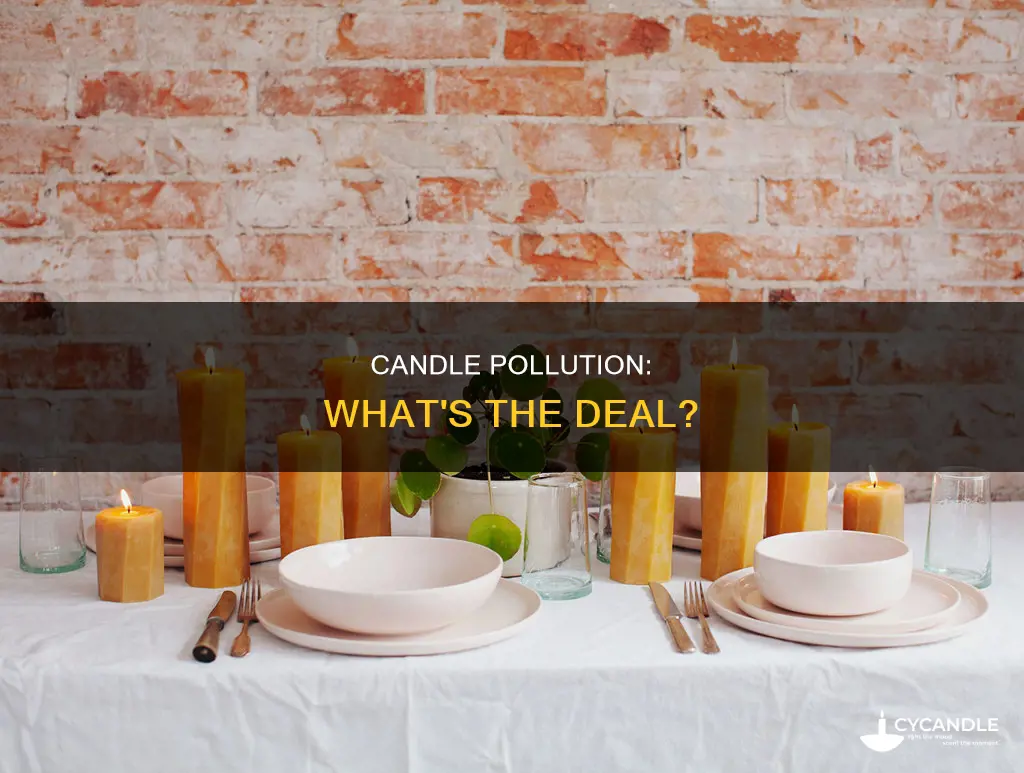 do candles pollute