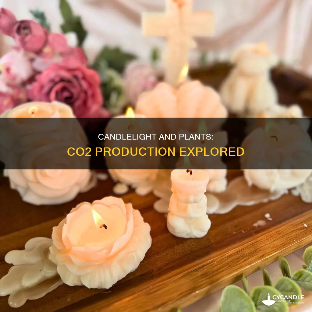 do candles produce co2 for plants