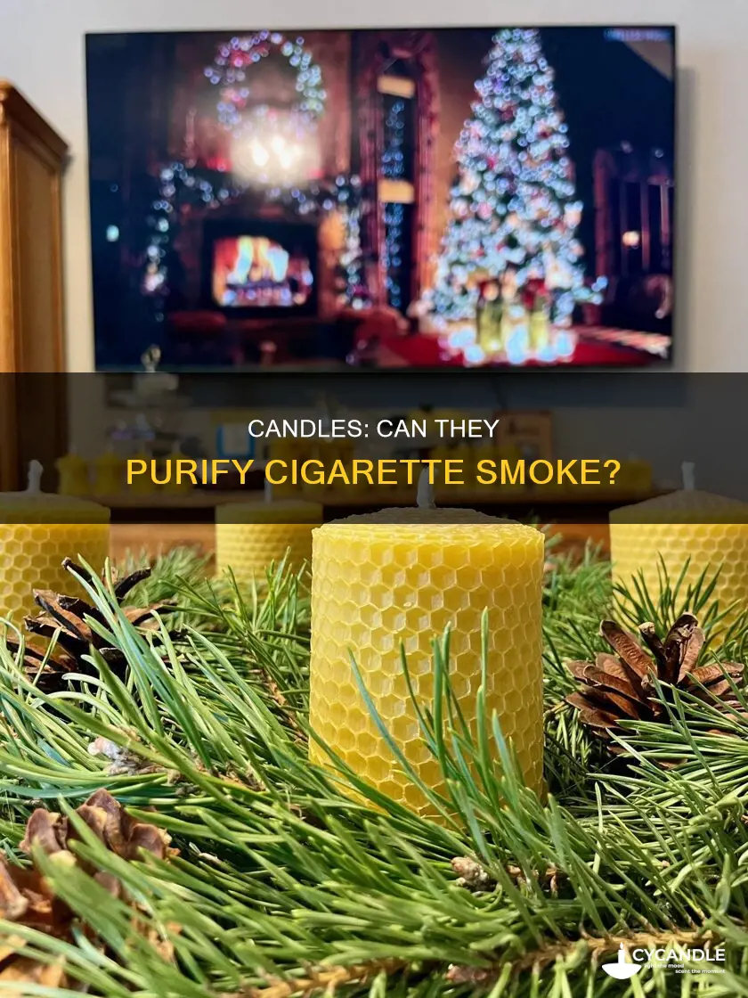 do candles purify cigarette smoke