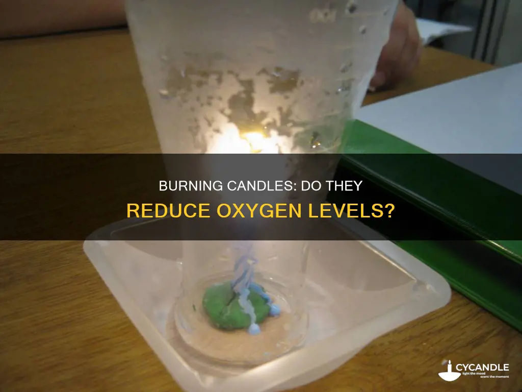 do candles reduce oxygen