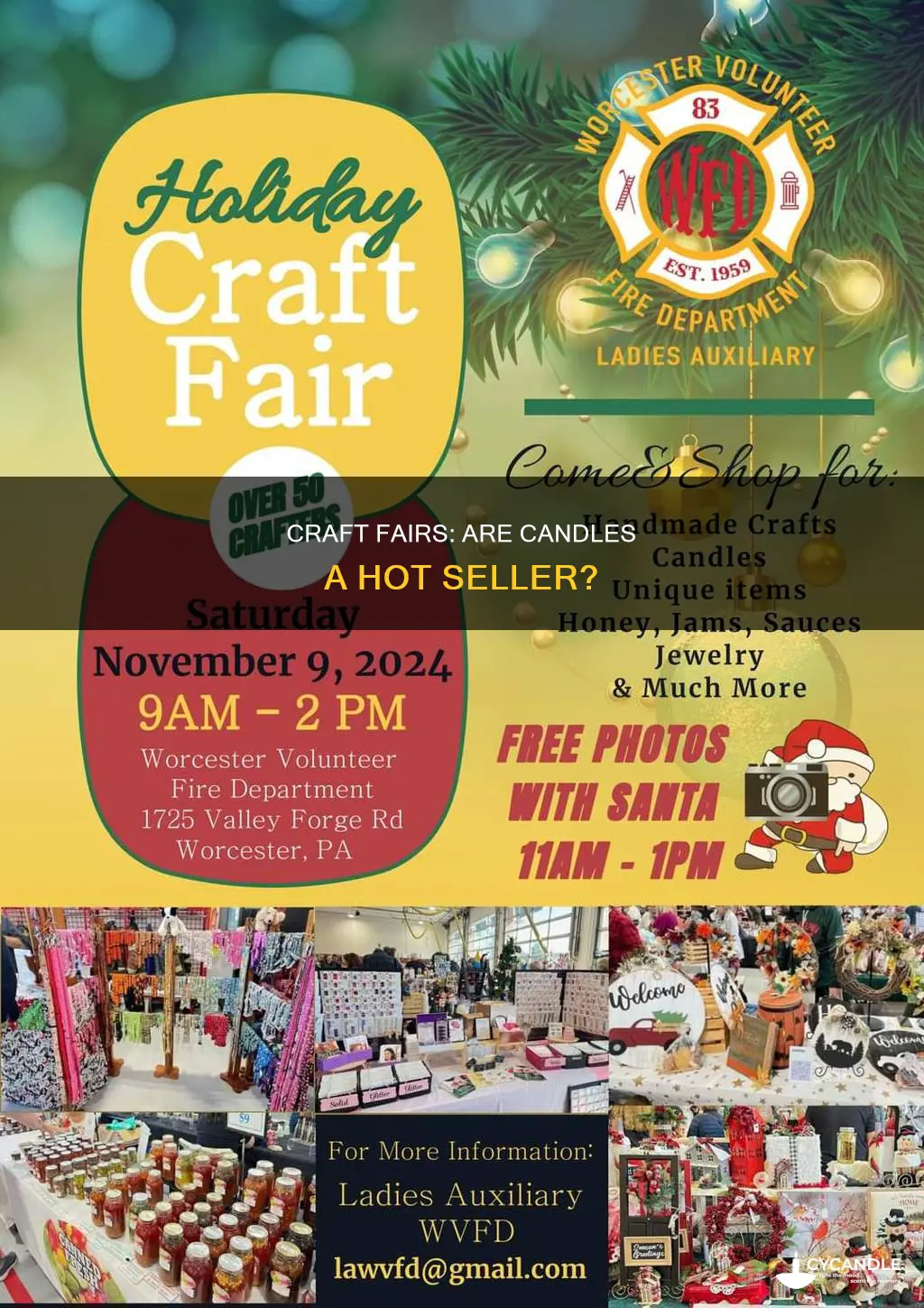 do candles sell at craft fairs