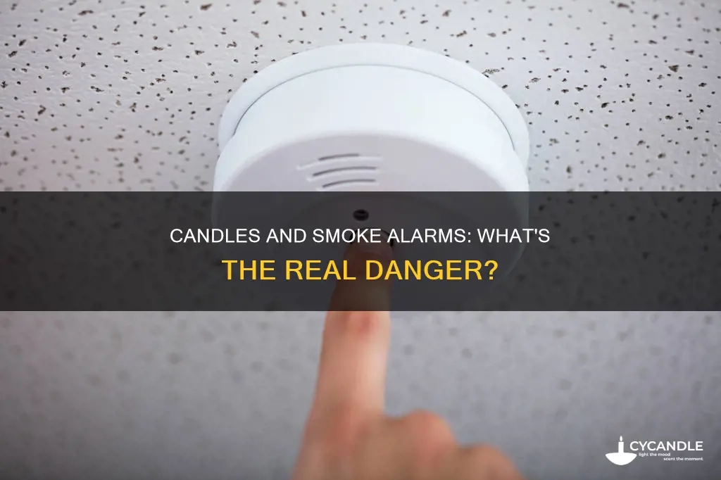 do candles set off smoke alarms