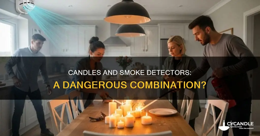 do candles set off smoke detectors