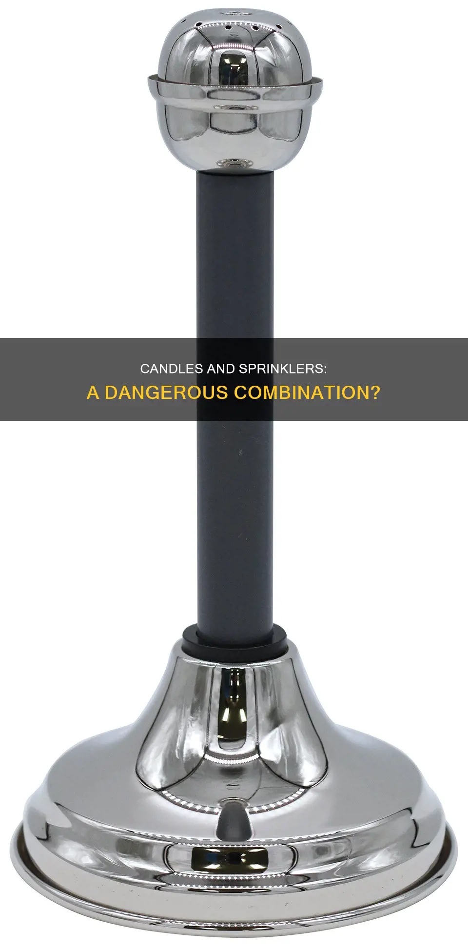 do candles set off sprinklers