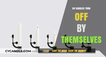 Candles: Self-Extinguishing or Human Intervention?