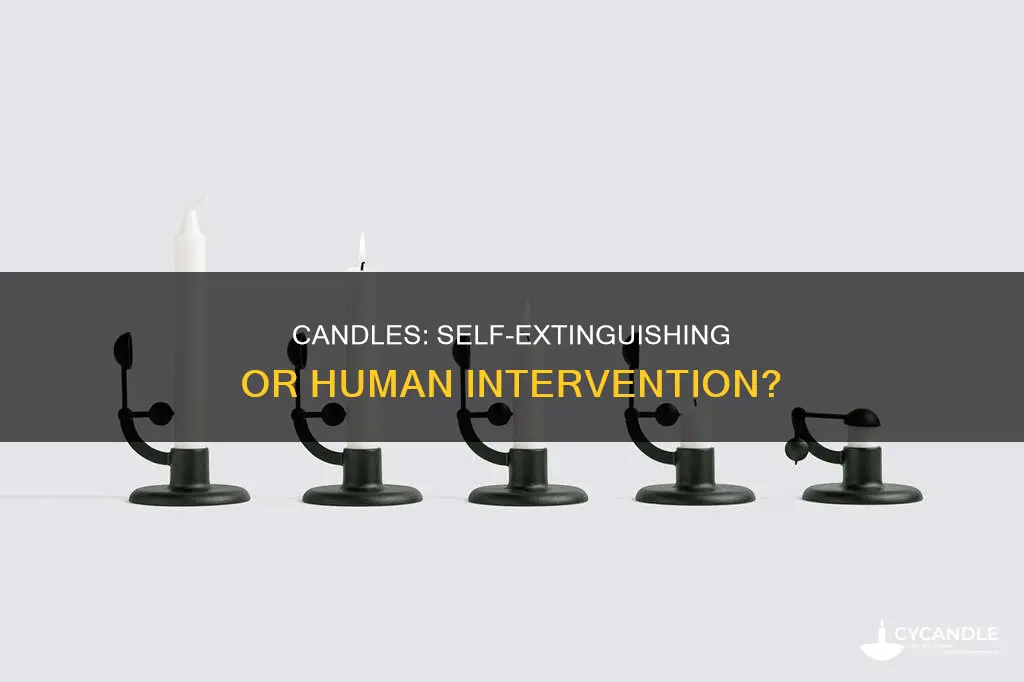 do candles turn off by themselves
