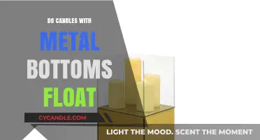 Metal-Bottom Candles: Do They Float or Not?