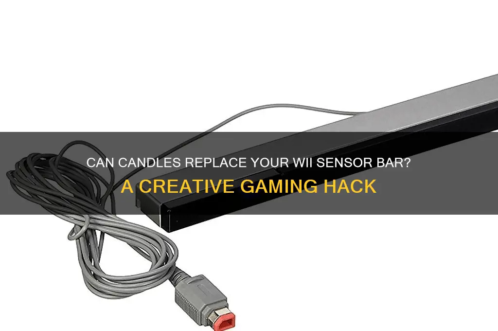 do candles work as a wii sensor bar