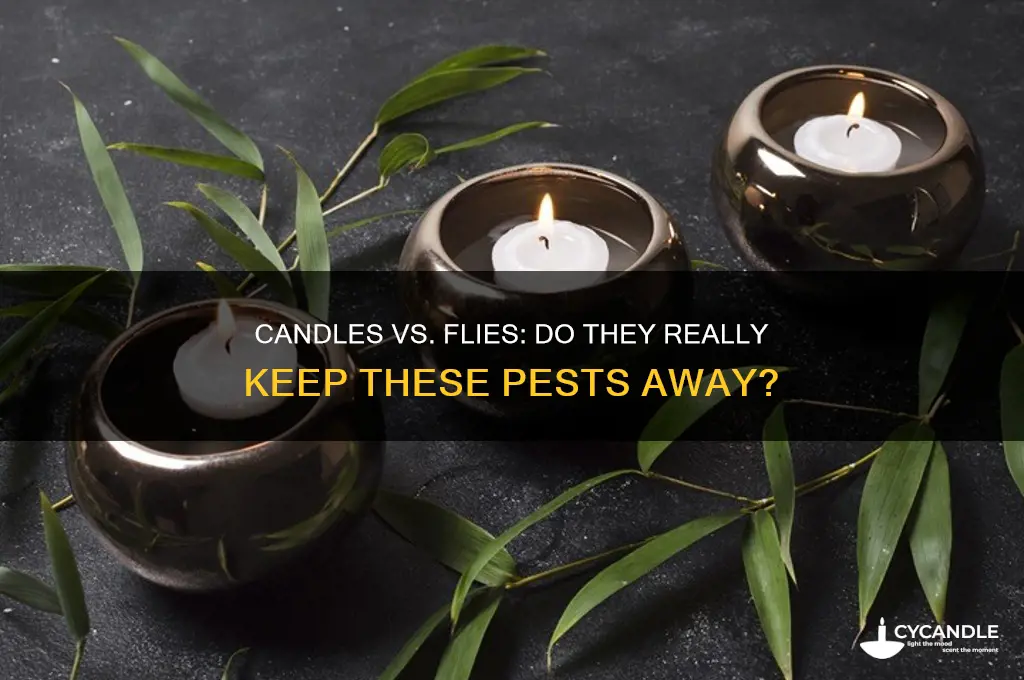 do candles work on flies