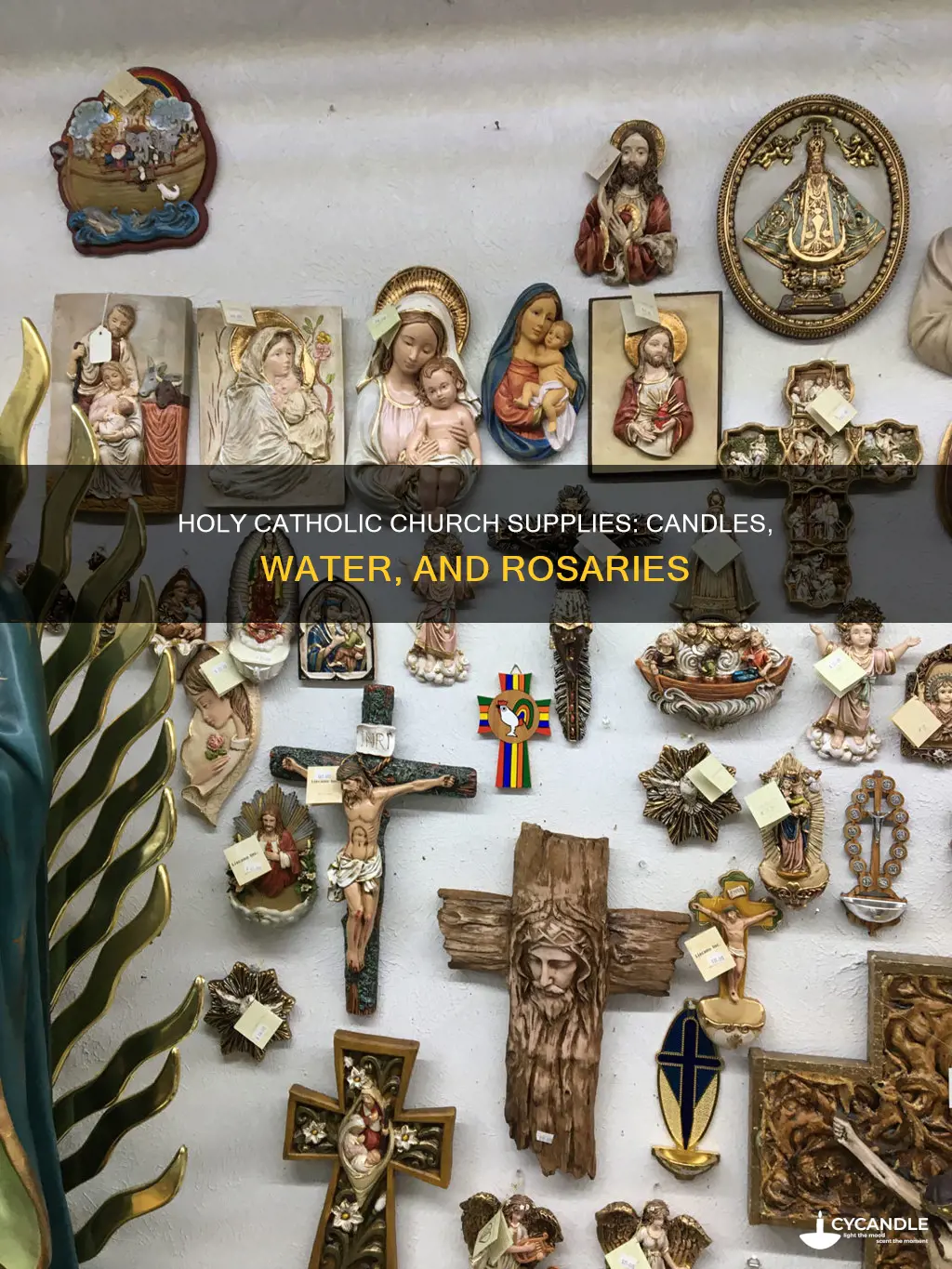 do catholic churches give candles holy water and rosaries