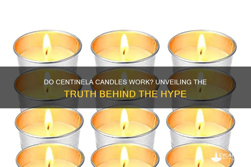 do centinela candles work