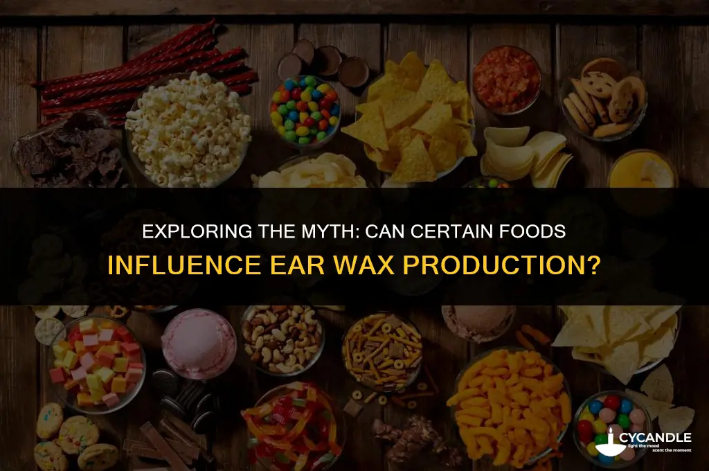 do certain foods cause ear wax