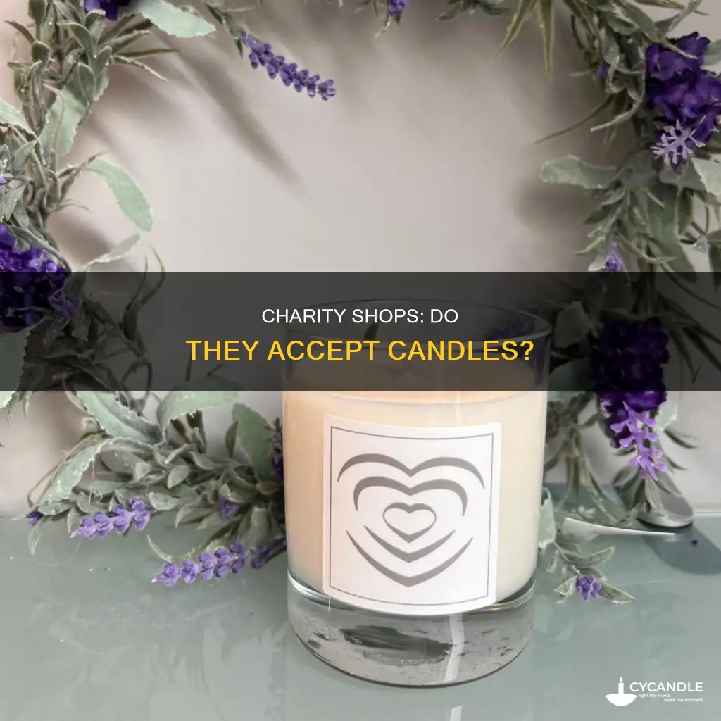 do charity shops accept candles