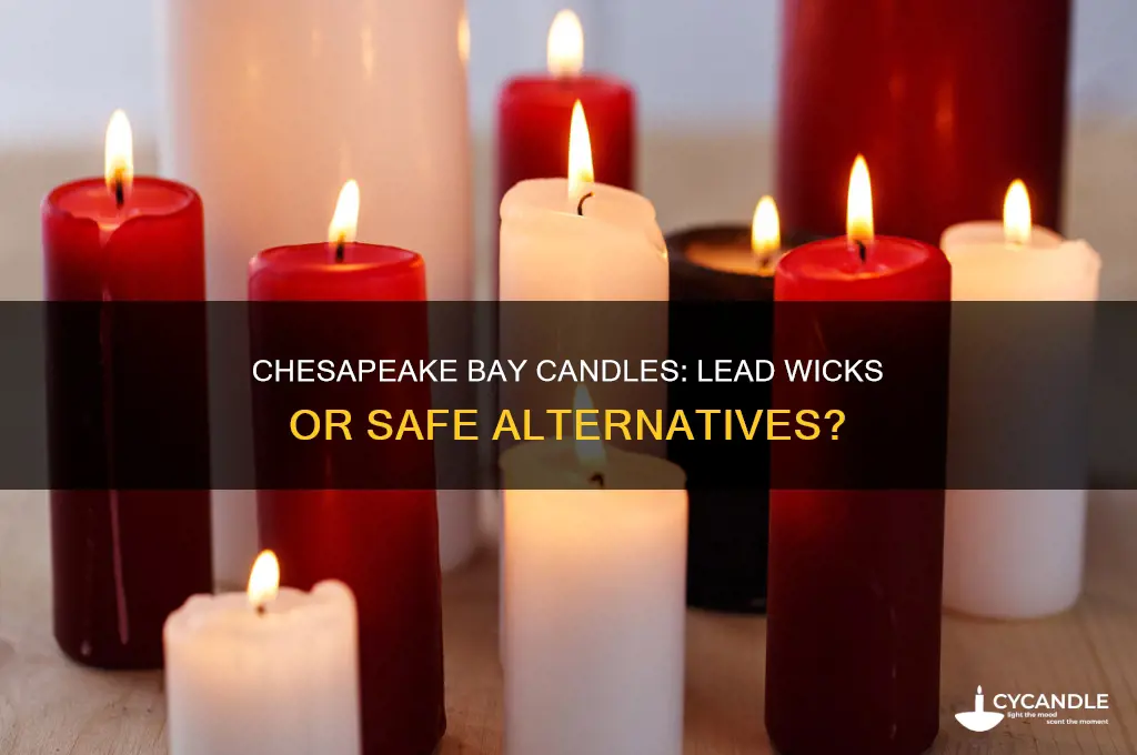do chesapeake bay candles have lead wicks