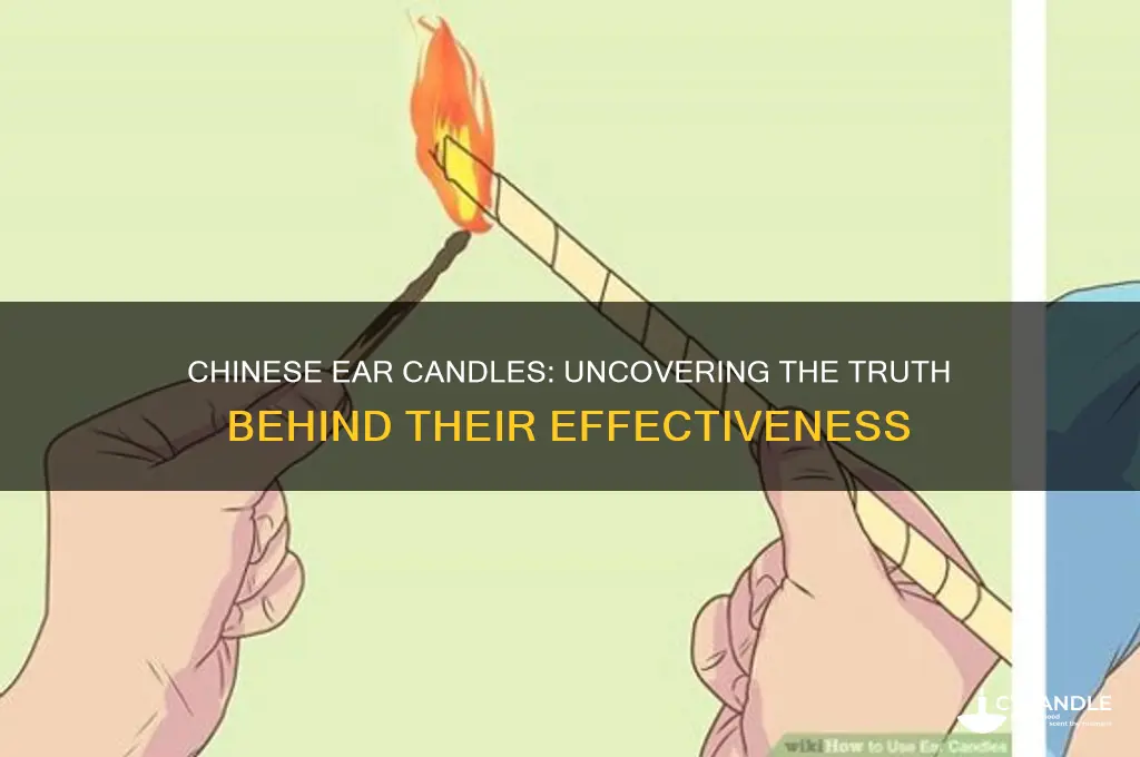do chinese ear candles work