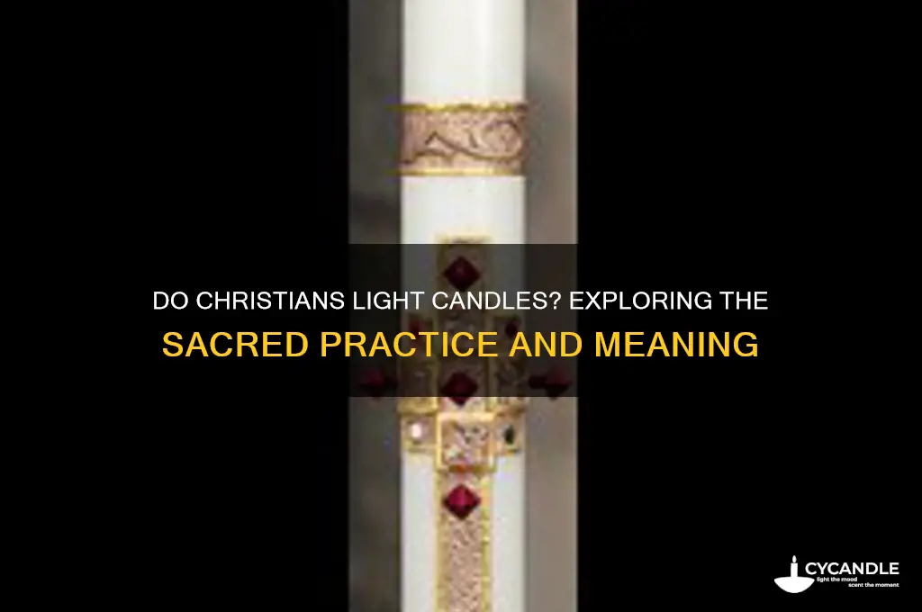 do christians light candles