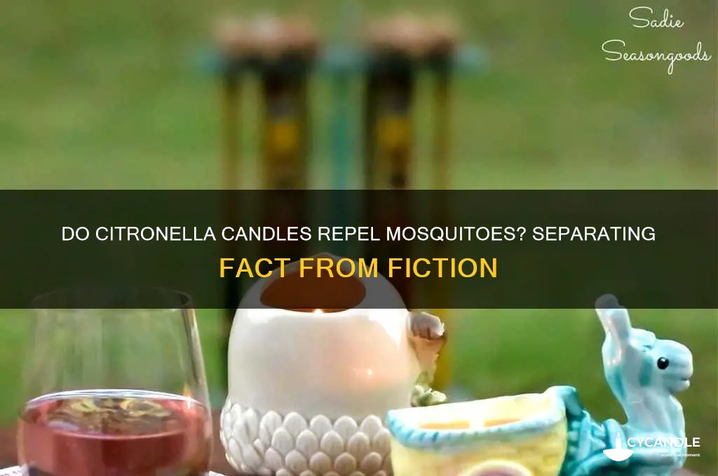 do cintronella candles work