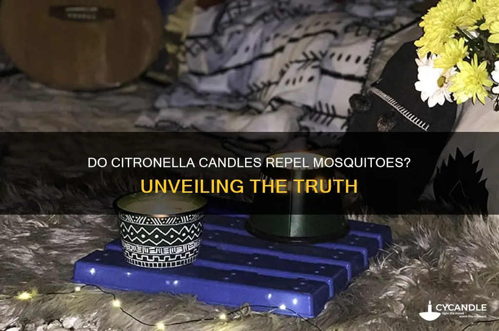 do citronella candles get rid of mosquitoes
