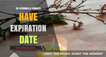 Understanding the Citronella Candle's Expiry: Do They Expire?