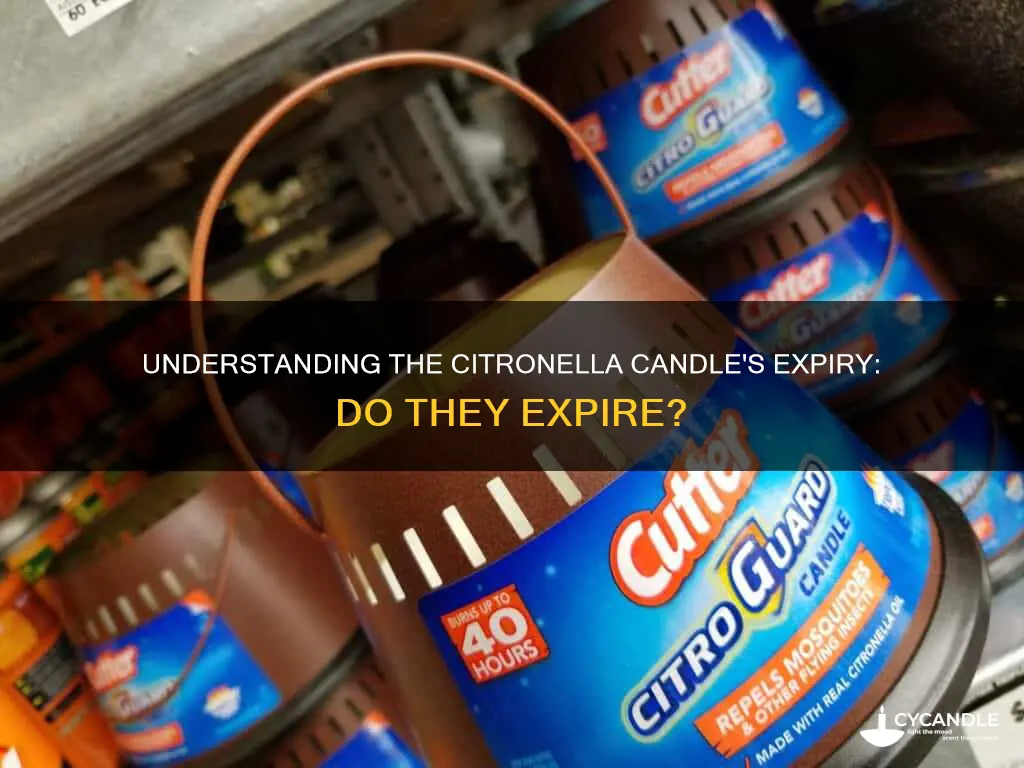 do citronella candles have expiration date
