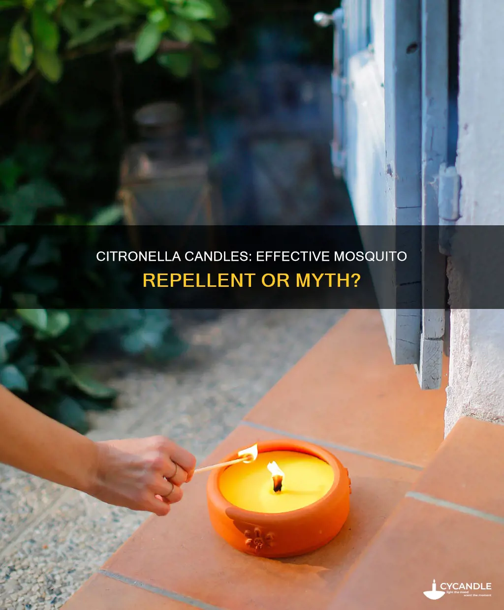 do citronella candles keep mosquitoes away