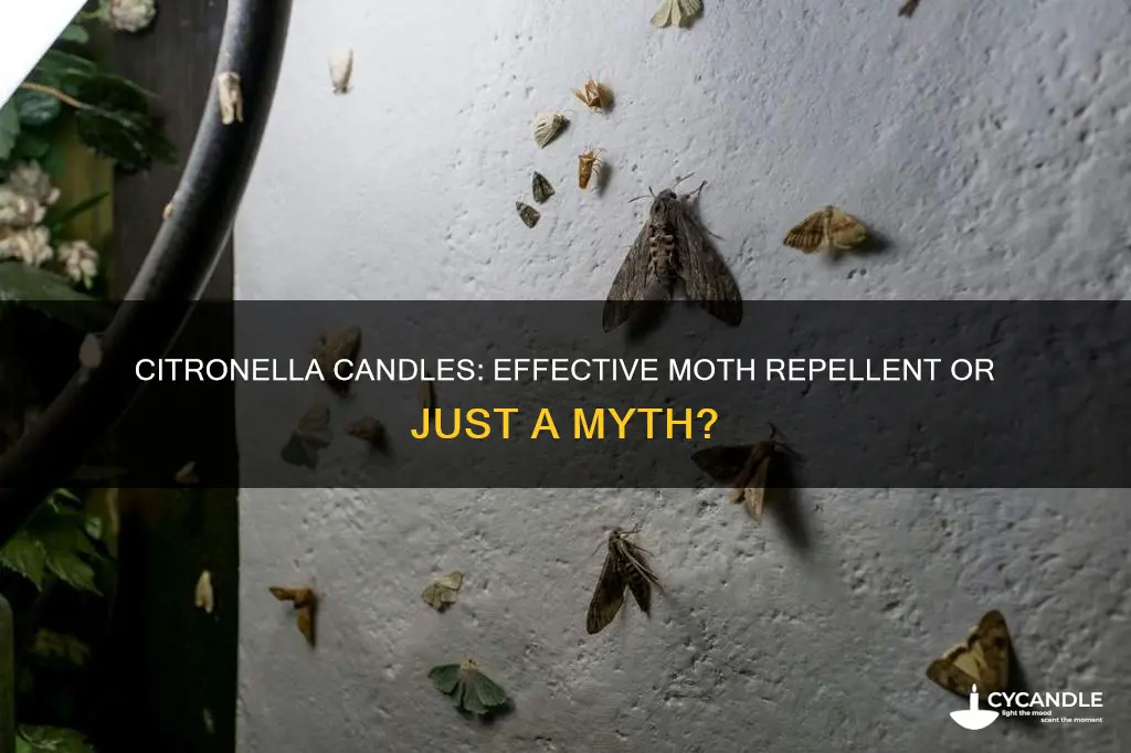 do citronella candles repel moths