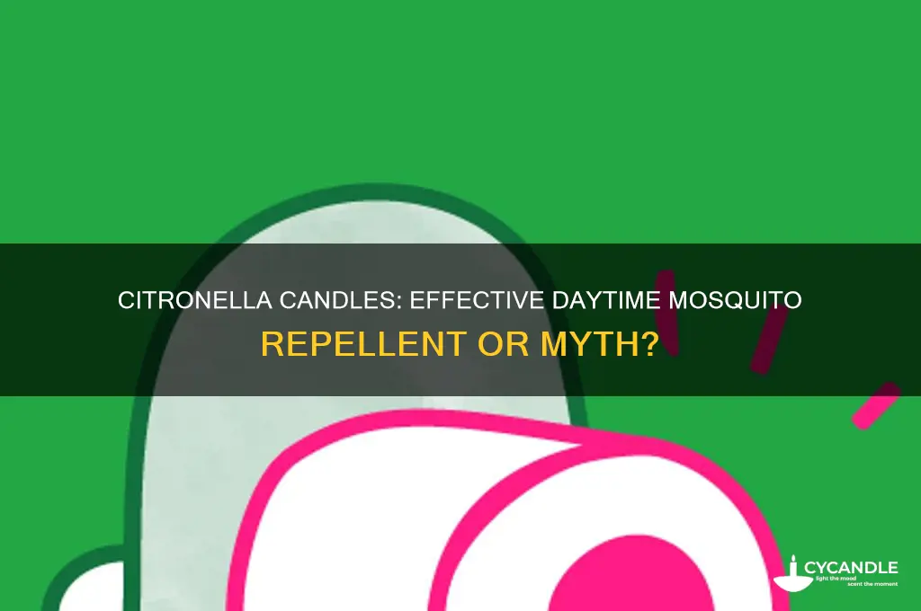 do citronella candles work during the day