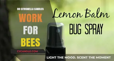 Citronella Candles and Bees: Effective Repellent or Myth?
