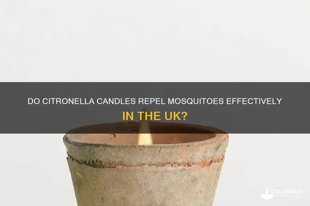 do citronella candles work uk