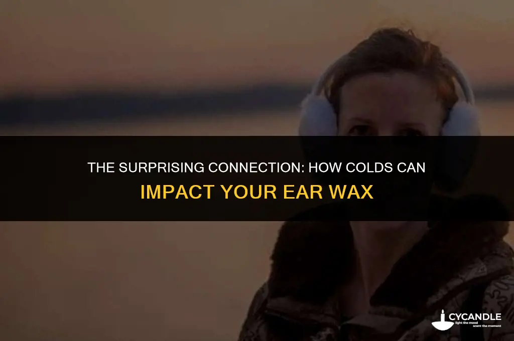do colds cause ear wax