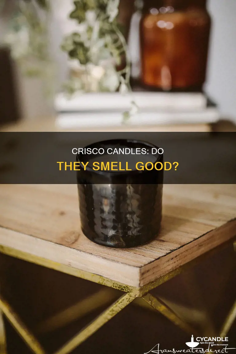do crisco candles smell