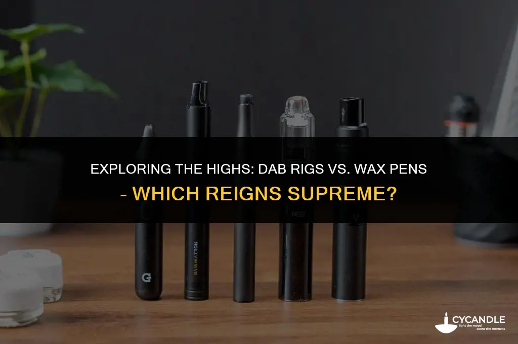 do dab rigs get you higher than wax pens