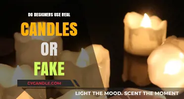 Real vs. Fake Candles: What Do Designers Actually Use?