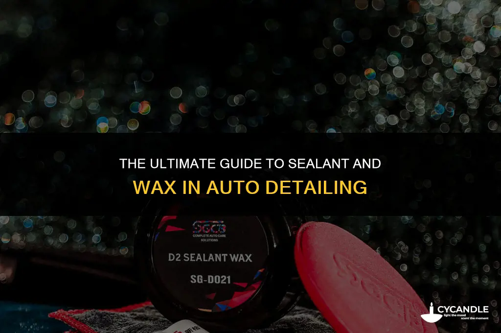 do detailers use sealant & a wax